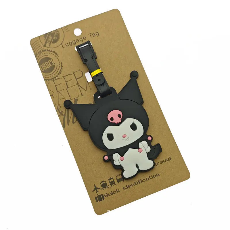 Sanrio Pochacco Keroppi Kuromi Melody Luggage Tag Travel Accessories