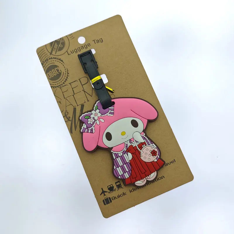 Sanrio Pochacco Keroppi Kuromi Melody Luggage Tag Travel Accessories