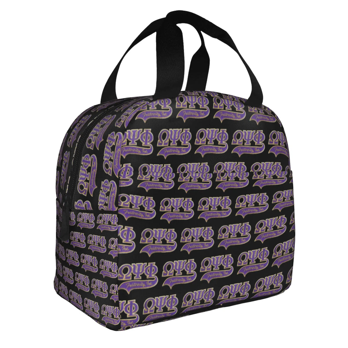 African American Omegas Psi Phi Fraternity Inc Portable Lunch Boxes Leakproof Thermal Cooler Food Insulated Lunch Bag Office by Passport Outfitters
