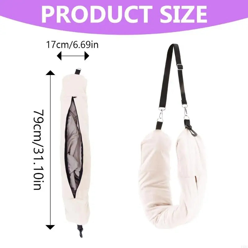 Stuffable Neck Pillow Fillable Travel Pillow and Storage Bag - Passport Outfitters Apparel
