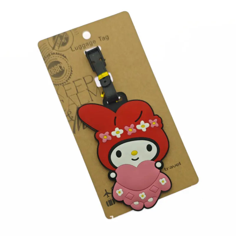 Sanrio Pochacco Keroppi Kuromi Melody Luggage Tag Travel Accessories