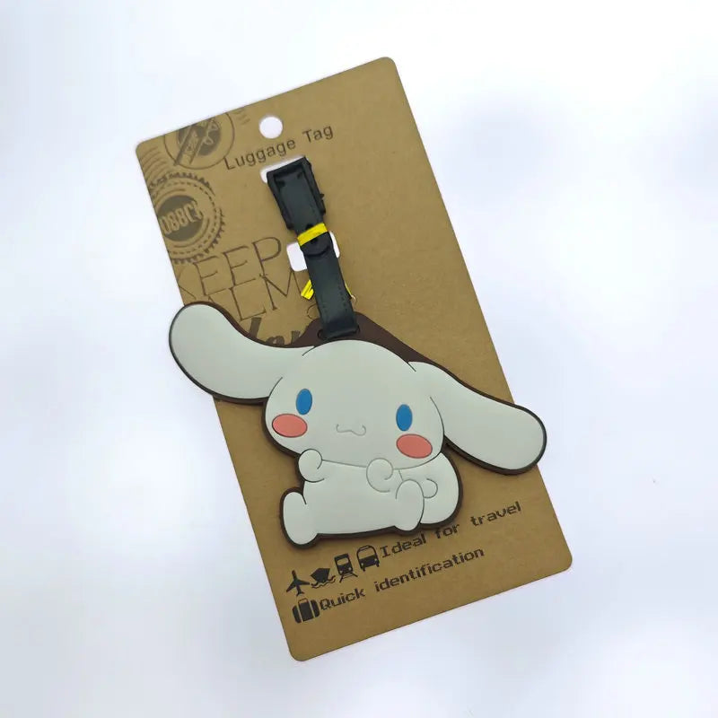 Sanrio Pochacco Keroppi Kuromi Melody Luggage Tag Travel Accessories