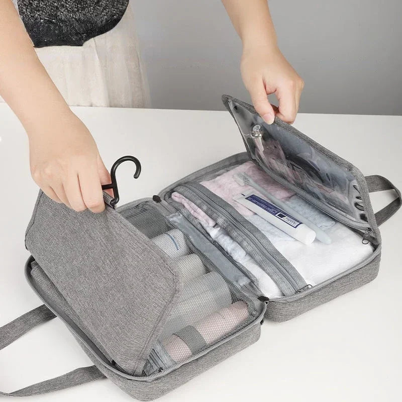 Travel Waterproof Folding Dry and Wet Separation Toiletry Bag - Passport Outfitters Apparel