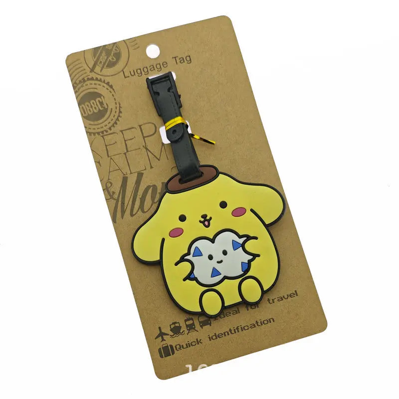 Sanrio Pochacco Keroppi Kuromi Melody Luggage Tag Travel Accessories