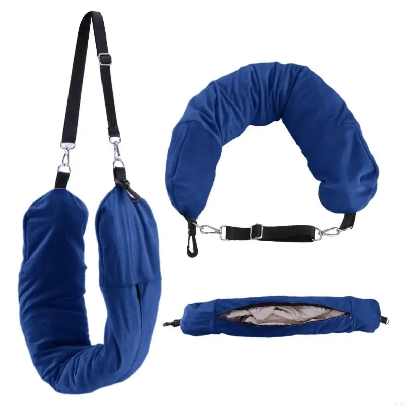 Stuffable Neck Pillow Fillable Travel Pillow and Storage Bag - Passport Outfitters Apparel