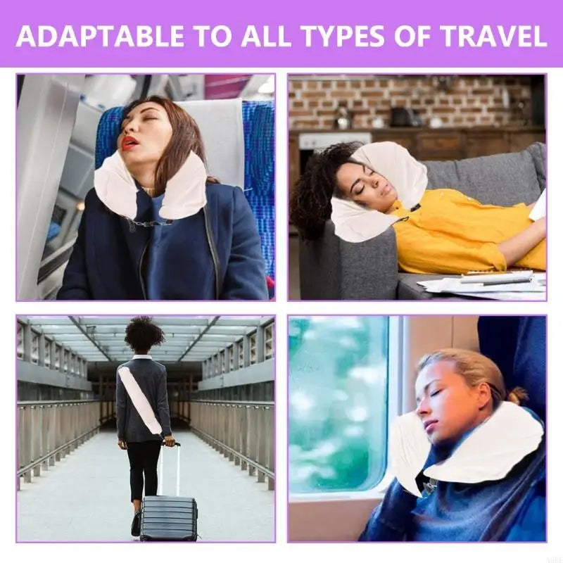Stuffable Neck Pillow Fillable Travel Pillow and Storage Bag - Passport Outfitters Apparel