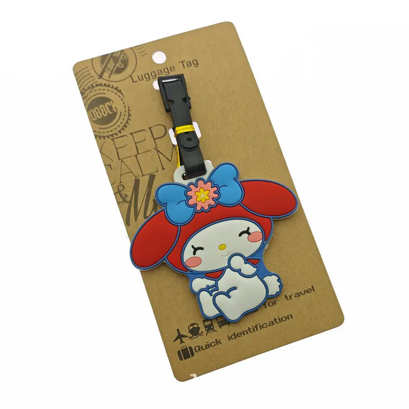 Sanrio Pochacco Keroppi Kuromi Melody Luggage Tag Travel Accessories