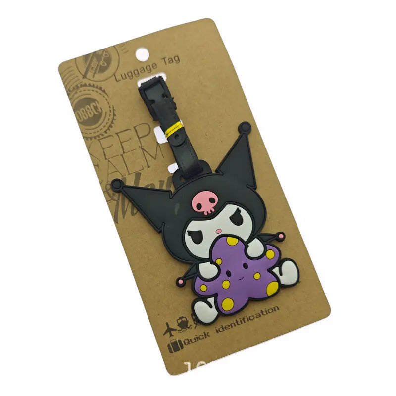 Sanrio Pochacco Keroppi Kuromi Melody Luggage Tag Travel Accessories
