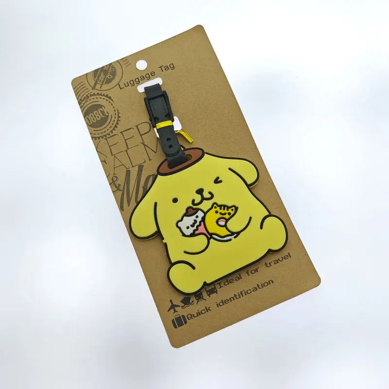 Sanrio Pochacco Keroppi Kuromi Melody Luggage Tag Travel Accessories