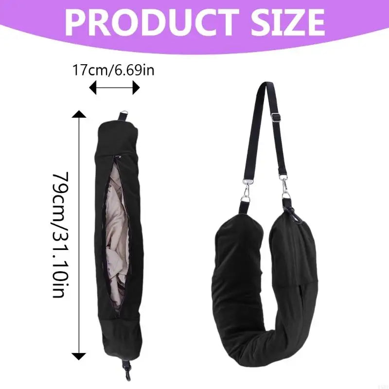 Stuffable Neck Pillow Fillable Travel Pillow and Storage Bag - Passport Outfitters Apparel