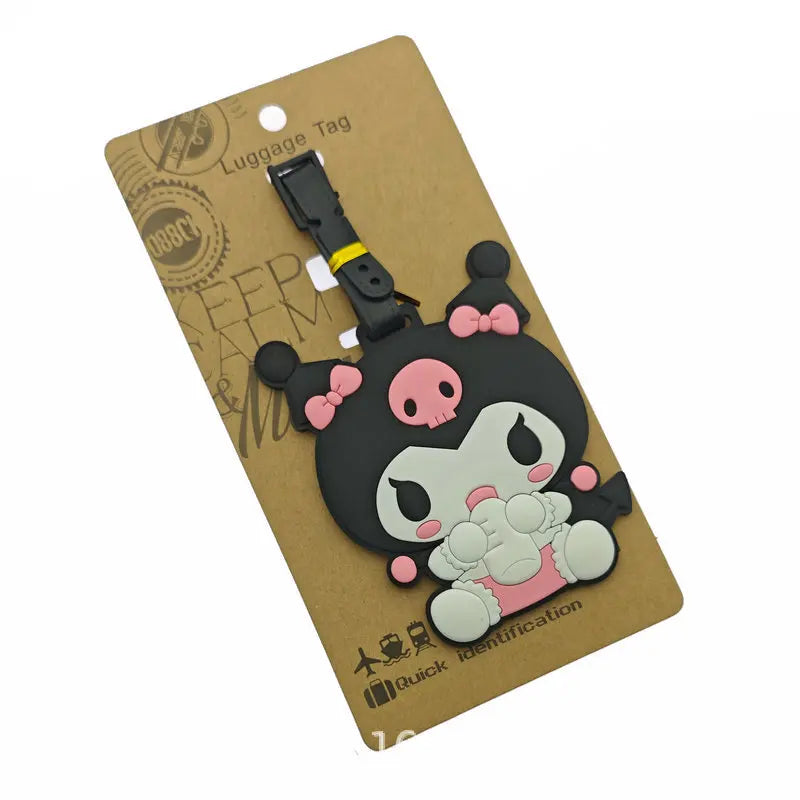 Sanrio Pochacco Keroppi Kuromi Melody Luggage Tag Travel Accessories