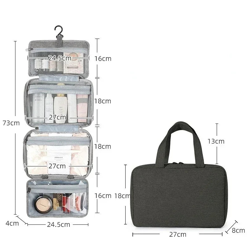 Travel Waterproof Folding Dry and Wet Separation Toiletry Bag - Passport Outfitters Apparel
