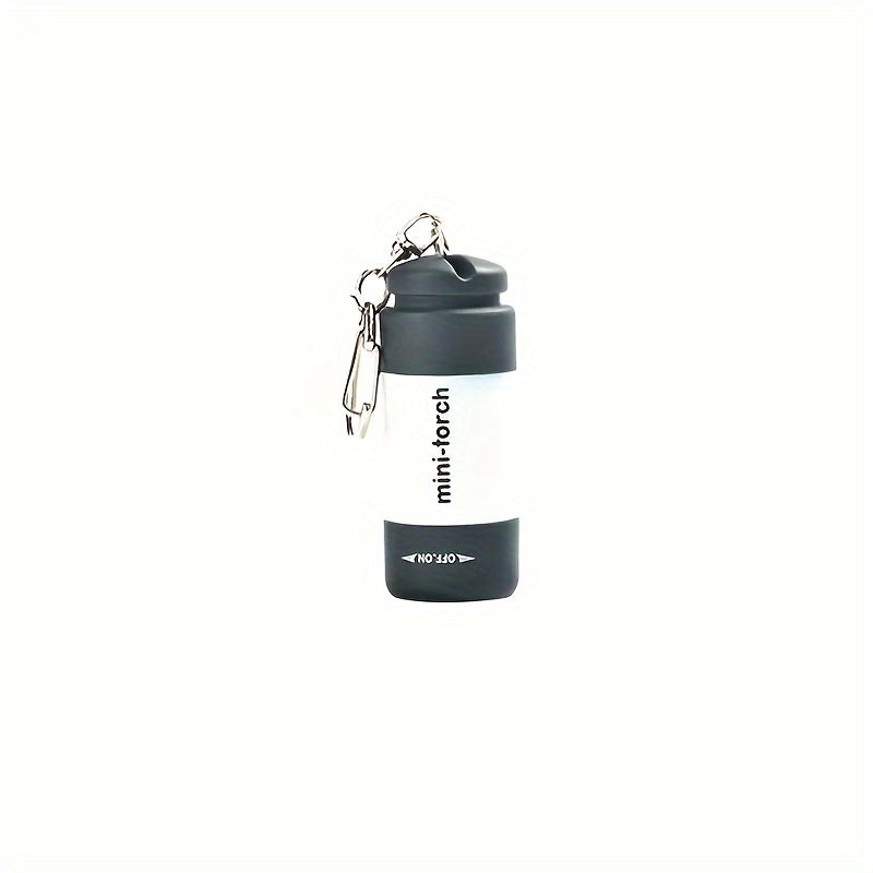 USB Rechargeable Portable Flashlight Keychain Mini Torch Camping Ultra Bright Lamp Outdoor Supplies, Travel Flashlight, Mini Lantern, Compact Design, Hikers, Outdoor Enthusiasts