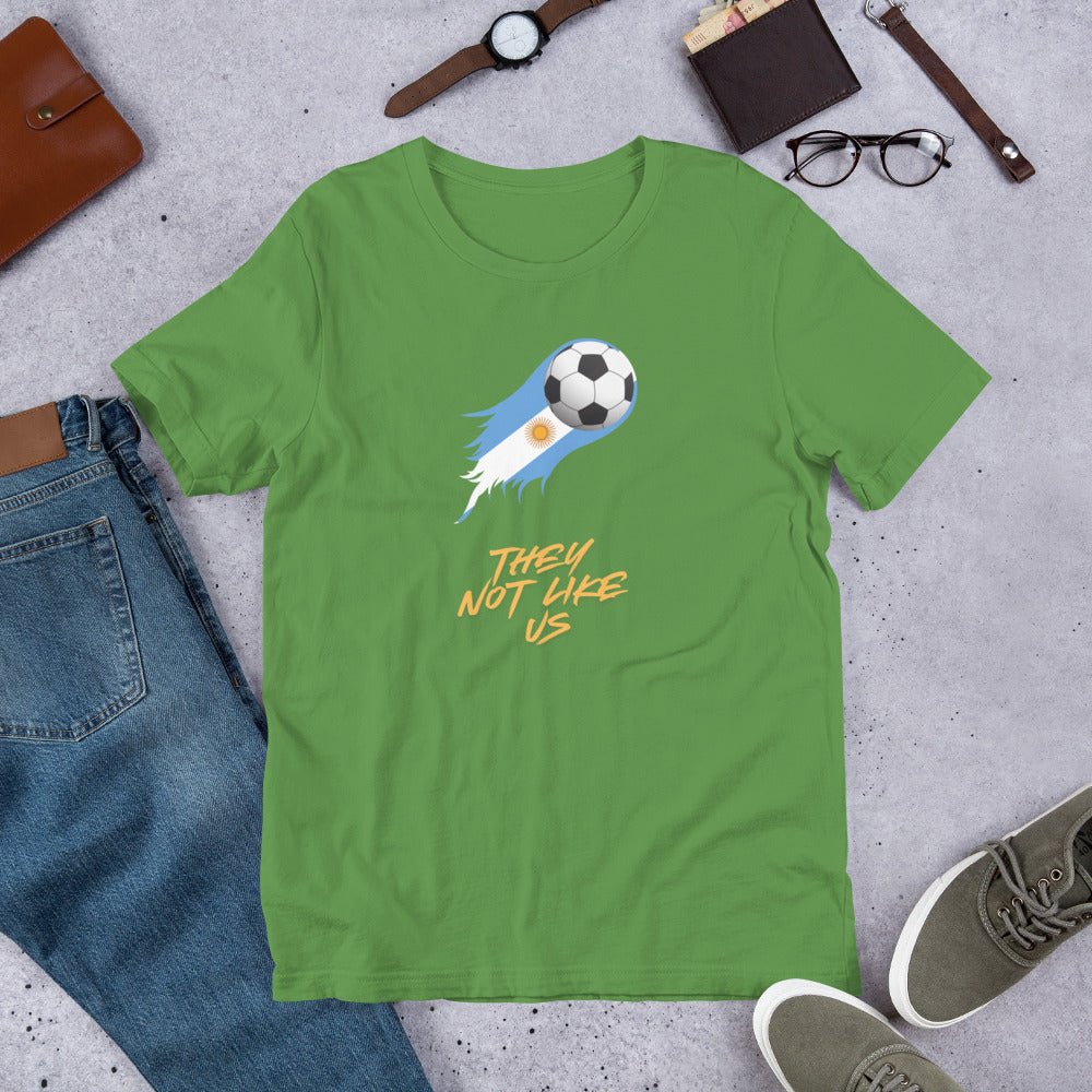 Argentina Futbol Not like Us t-shirt - Passport Outfitters Apparel