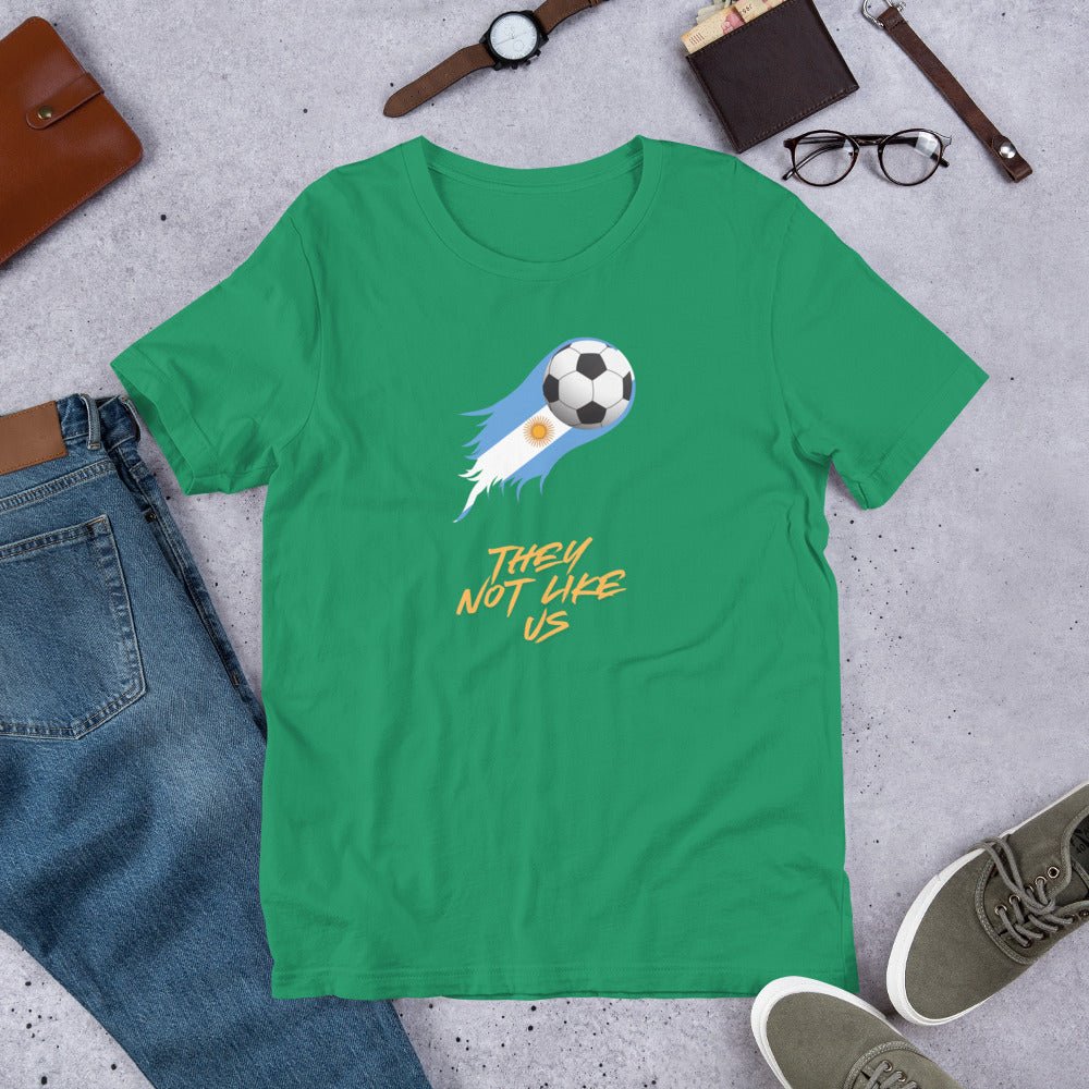 Argentina Futbol Not like Us t-shirt - Passport Outfitters Apparel