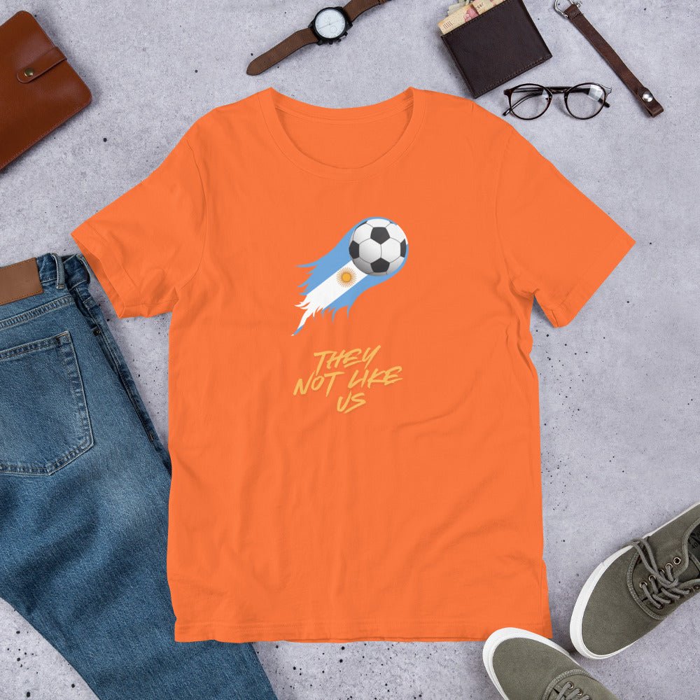 Argentina Futbol Not like Us t-shirt - Passport Outfitters Apparel