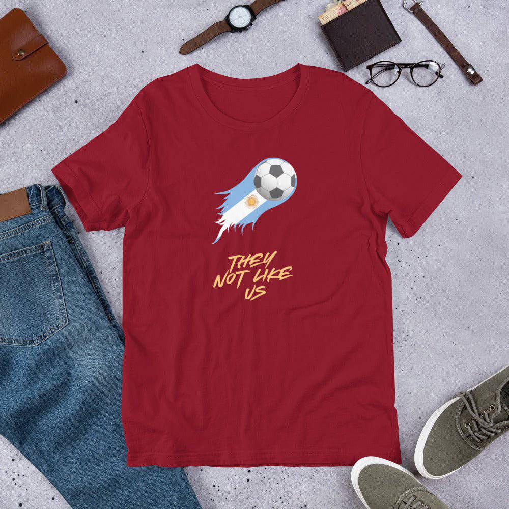 Argentina Heritage Soccer T-Shirt - Sol de Mayo Futbol Travel Tee by Passport Outfitters