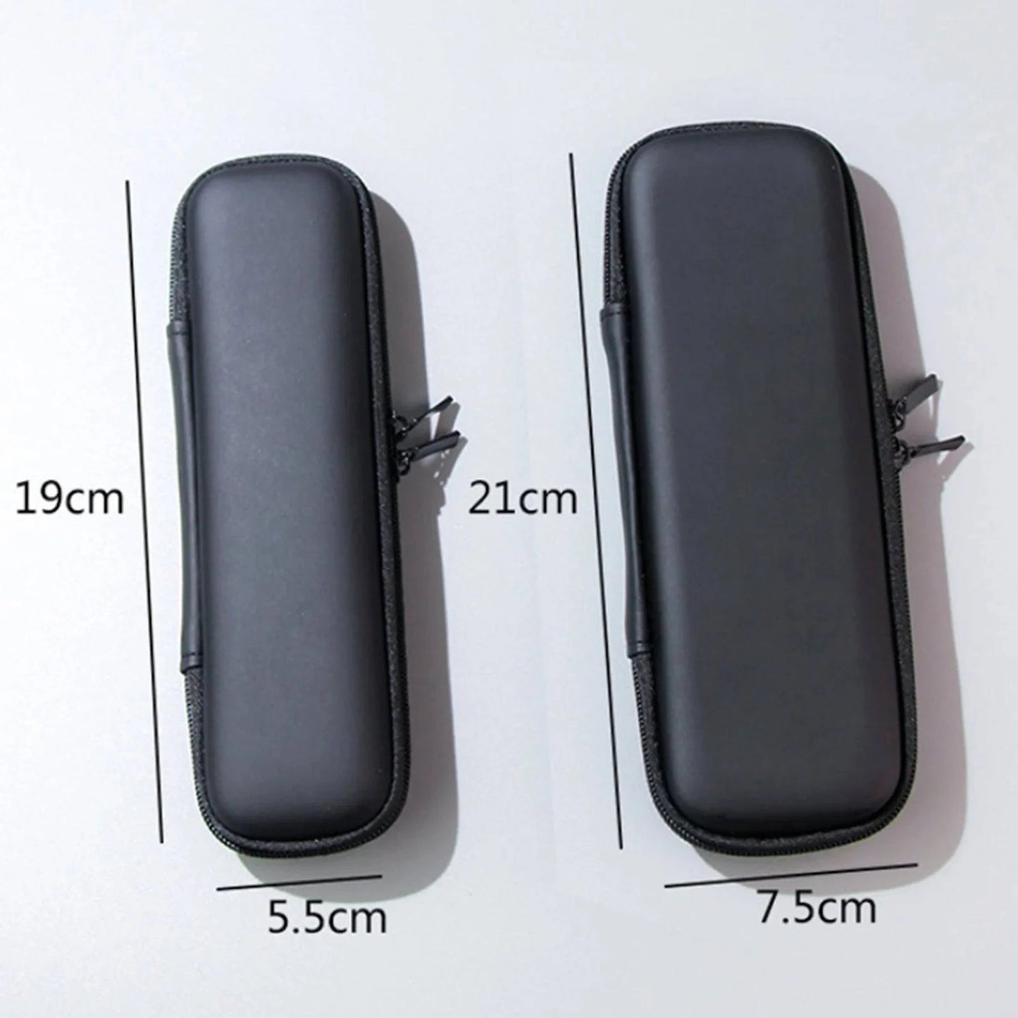 Black Cosmetic Bag Waterproof Double Zipper Makeup Brushes Case - Passport Outfitters Apparel