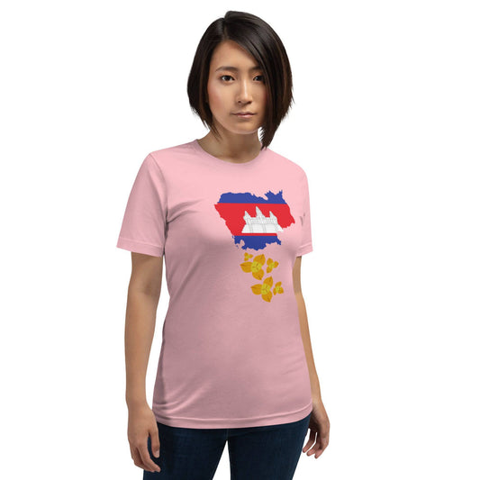 Cambodia Flowers t-shirt - Passport Outfitters Apparel