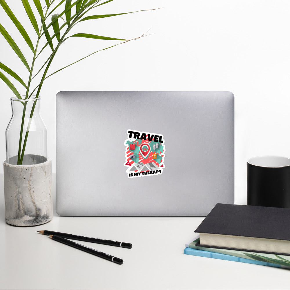 Travel is my Therapy stickers