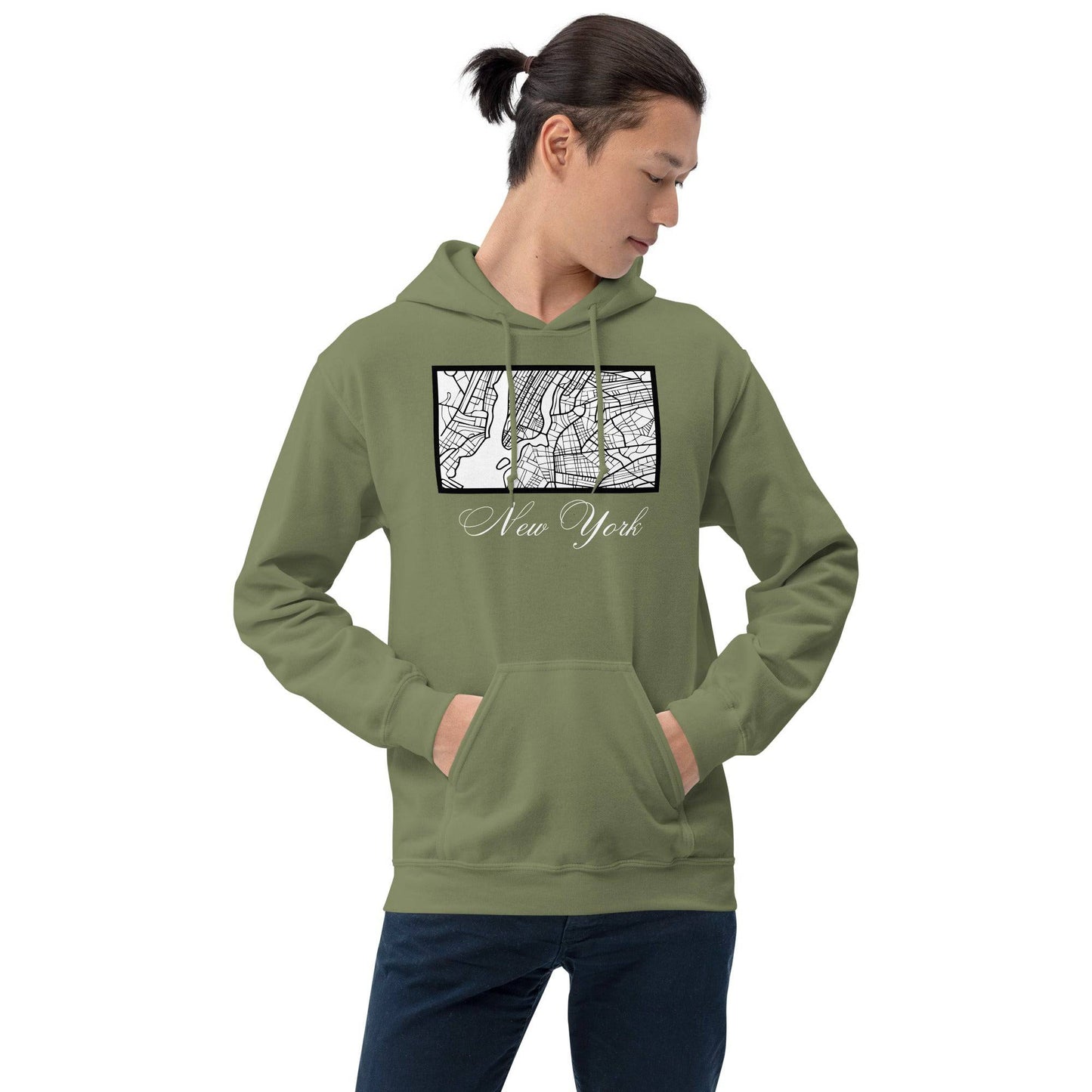 New York City Grid Hoodie - Passport Outfitters Apparel