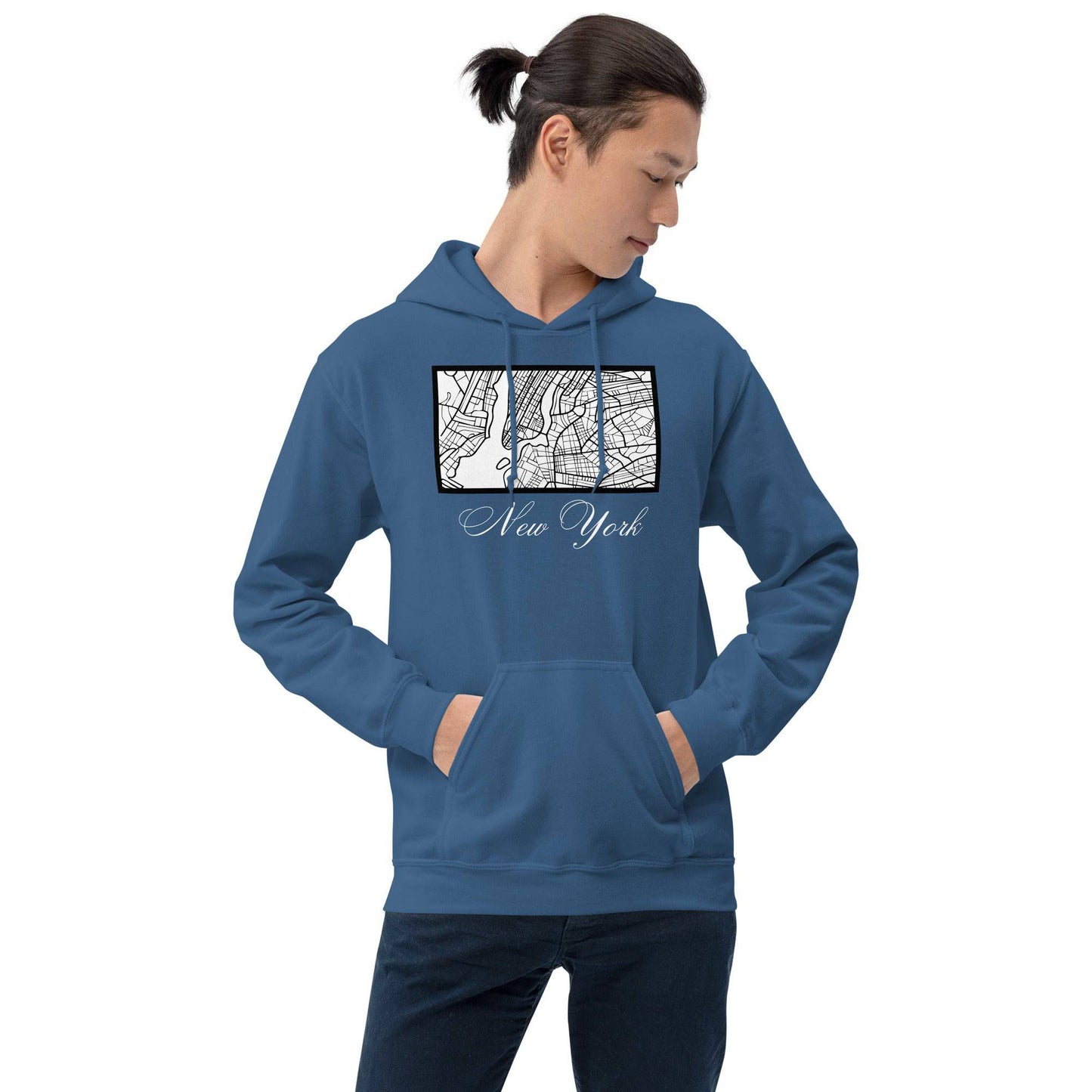 New York City Grid Hoodie - Passport Outfitters Apparel