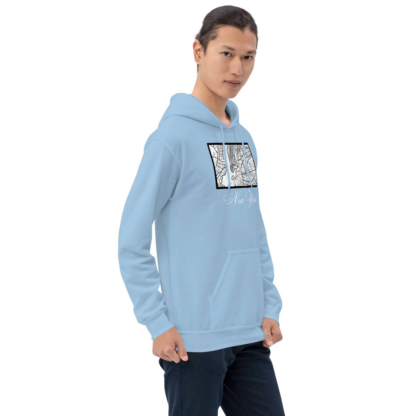 New York City Grid Hoodie - Passport Outfitters Apparel