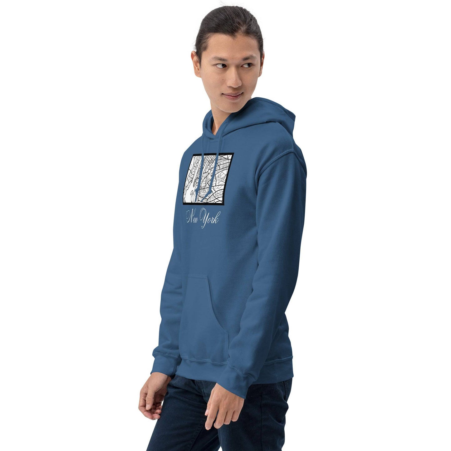 New York City Grid Hoodie - Passport Outfitters Apparel