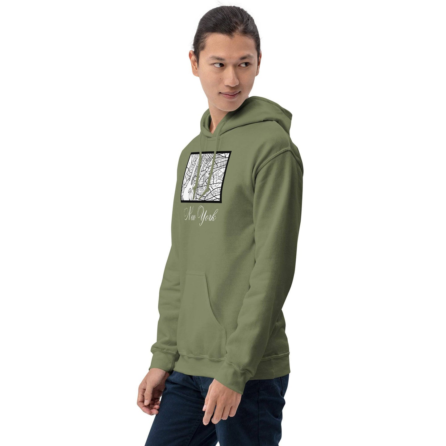 New York City Grid Hoodie - Passport Outfitters Apparel