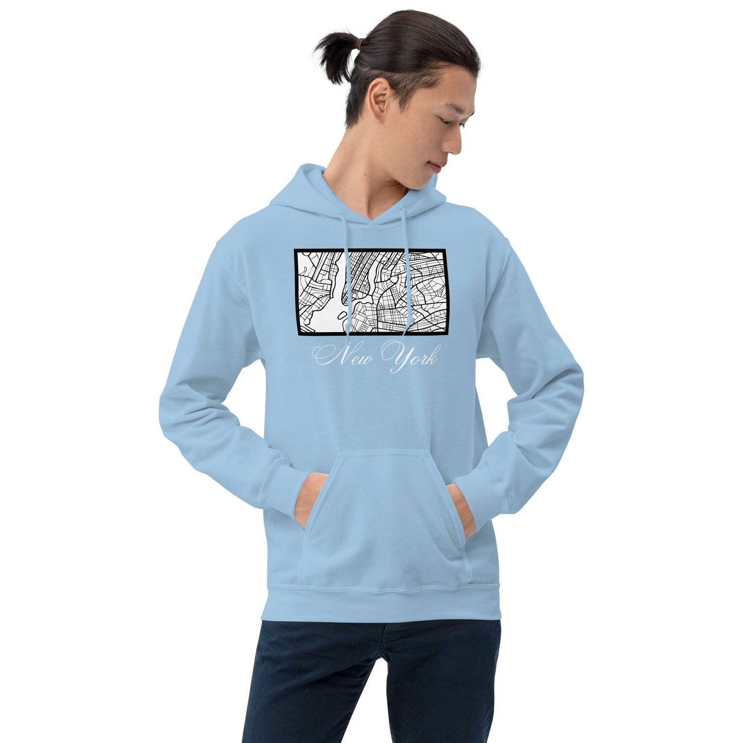 New York City Grid Hoodie - Passport Outfitters Apparel