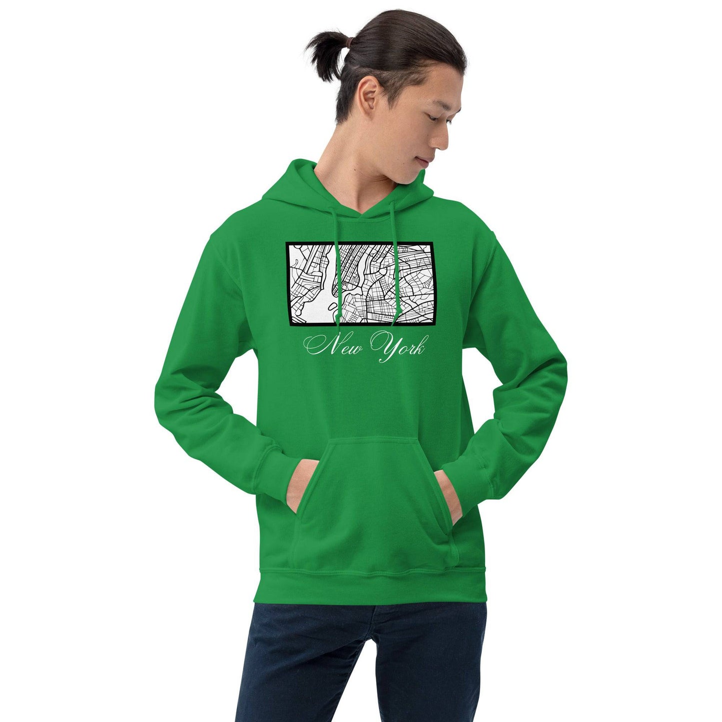 New York City Grid Hoodie - Passport Outfitters Apparel