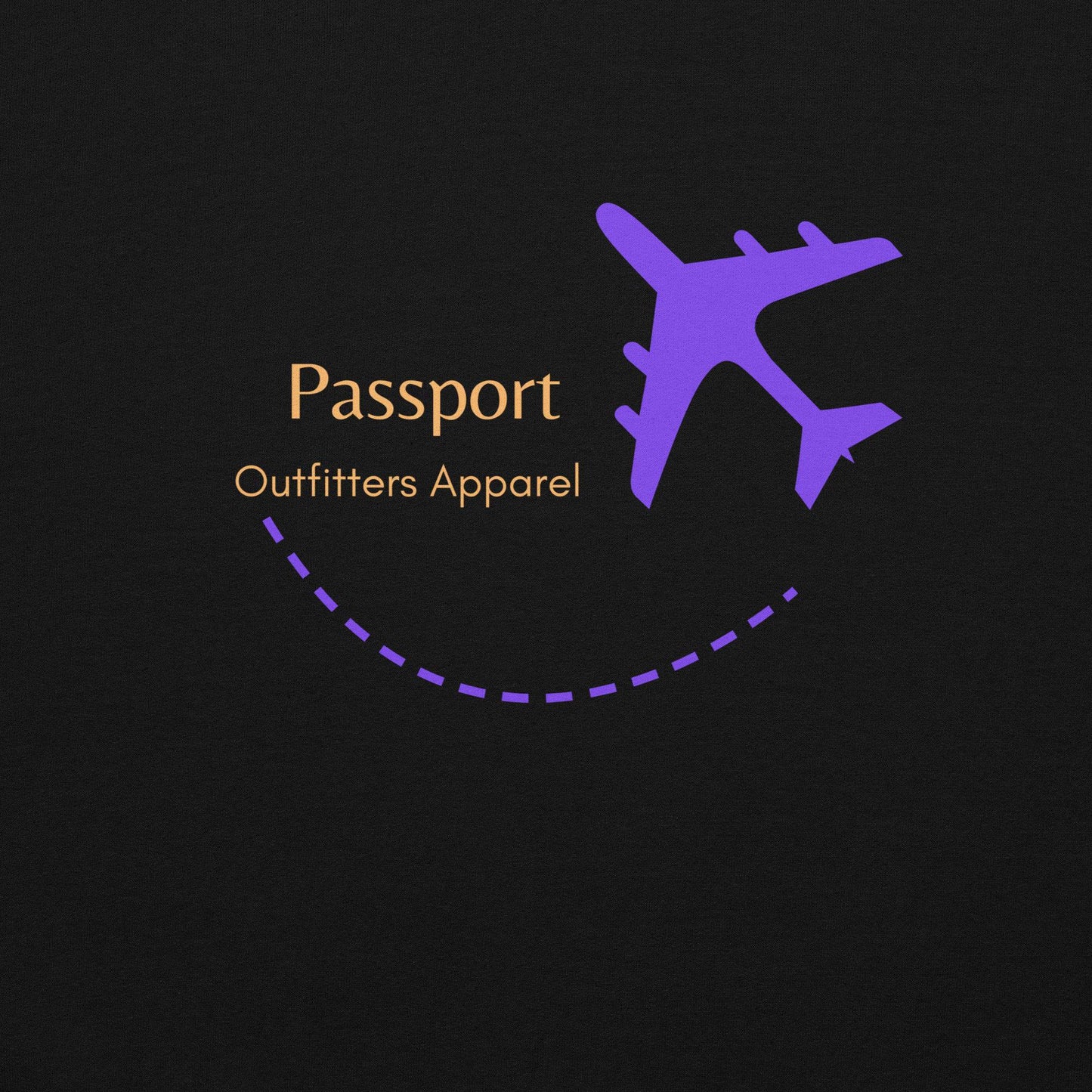 Passport Outfitters Hoodie (Purple - Gold) - Passport Outfitters Apparel