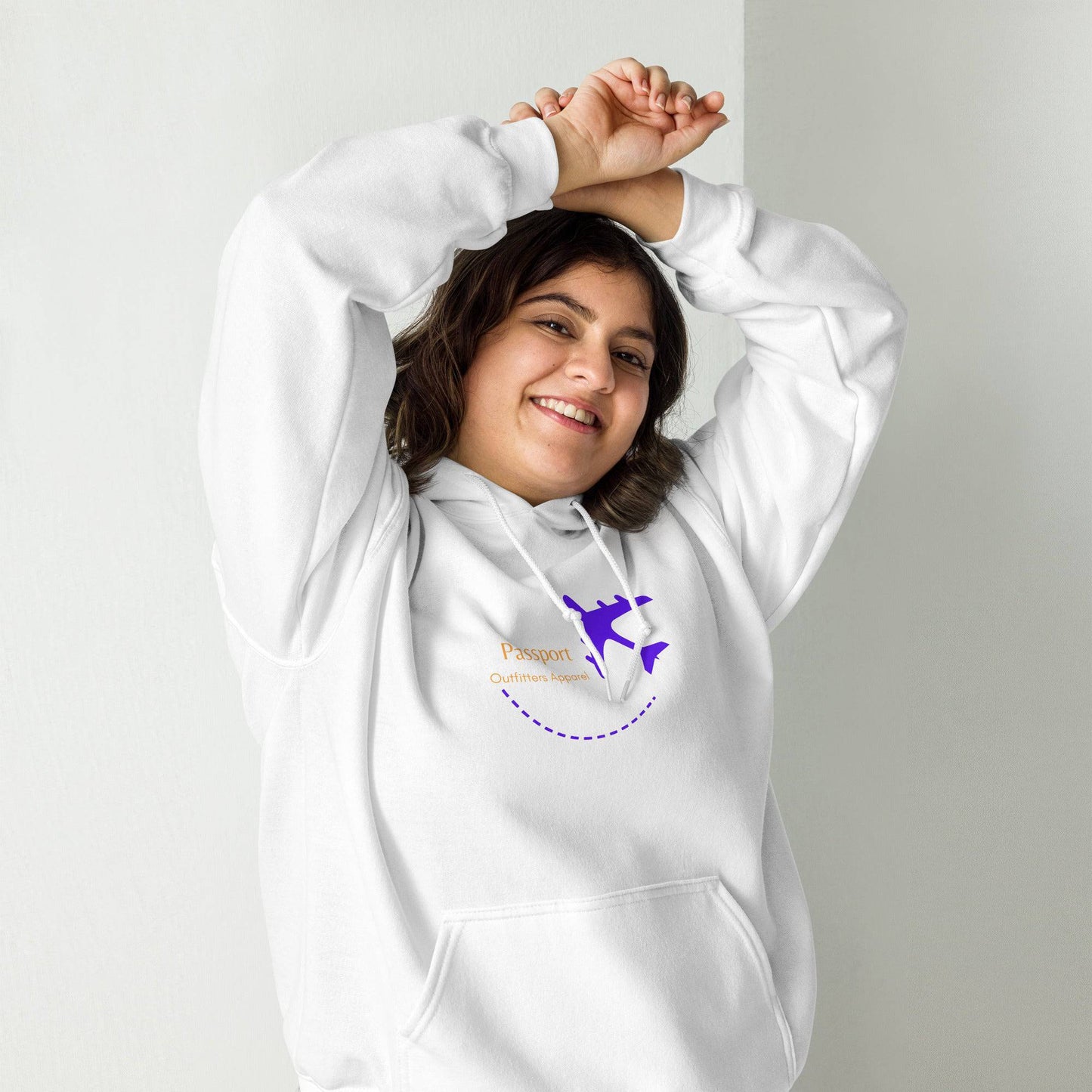 Passport Outfitters Hoodie (Purple - Gold) - Passport Outfitters Apparel