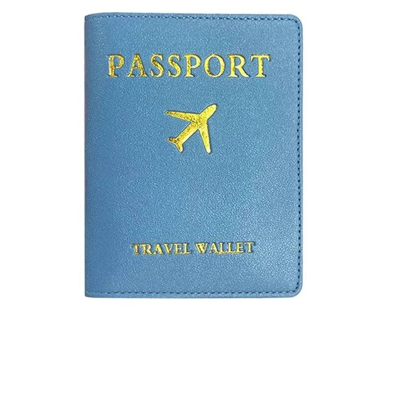 Travel Essentials PU Leather Luggage Tag Suitcase Identifier, Passport Holder Wallet - Passport Outfitters Apparel