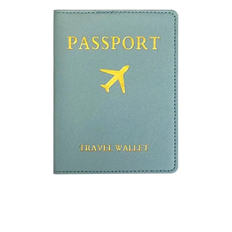 Travel Essentials PU Leather Luggage Tag Suitcase Identifier, Passport Holder Wallet - Passport Outfitters Apparel