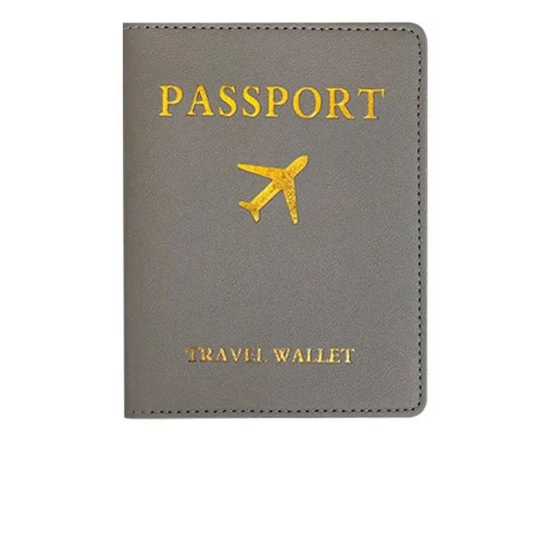 Travel Essentials PU Leather Luggage Tag Suitcase Identifier, Passport Holder Wallet - Passport Outfitters Apparel
