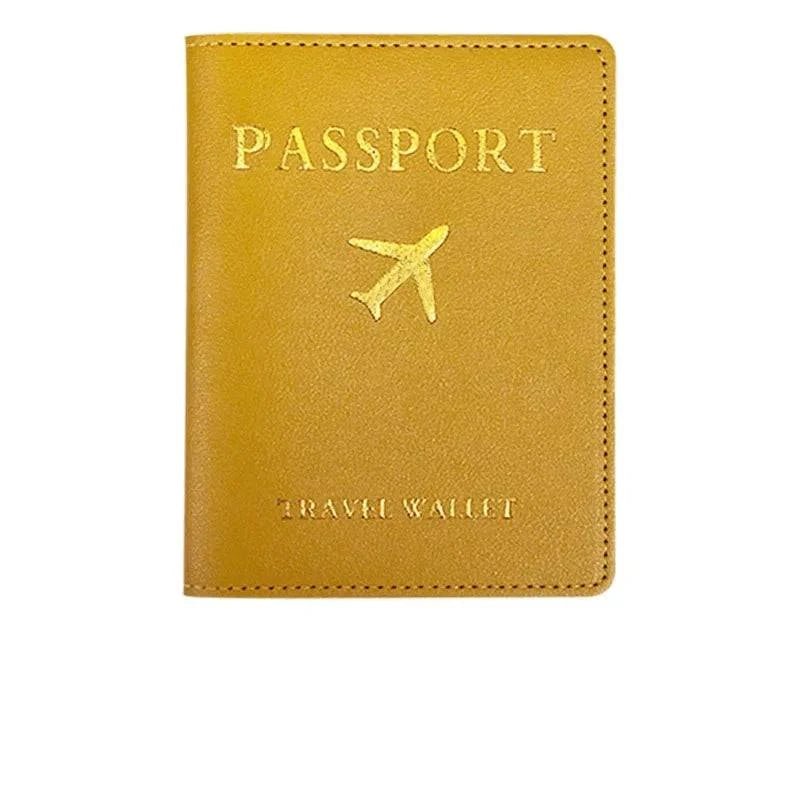 Travel Essentials PU Leather Luggage Tag Suitcase Identifier, Passport Holder Wallet - Passport Outfitters Apparel