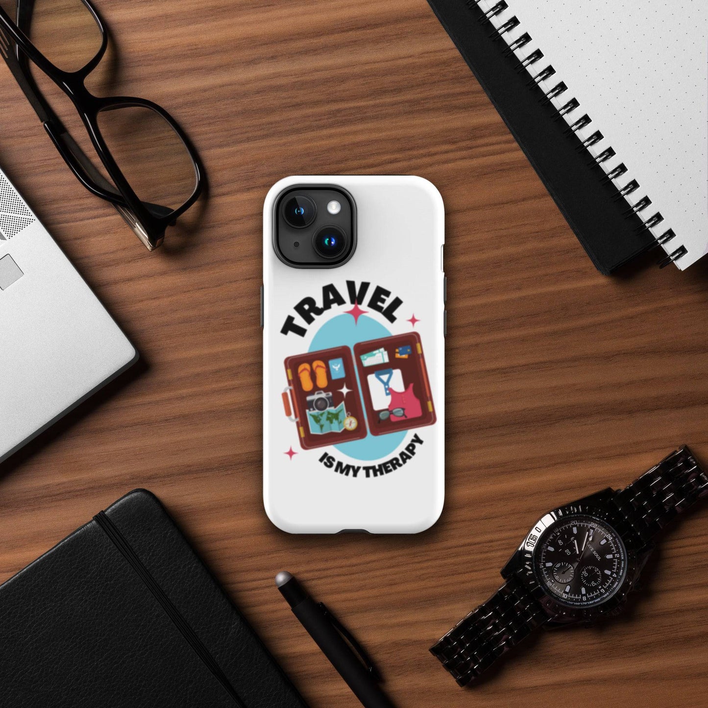 Travel Is my Therapy Case for iPhone® - Passport Outfitters Apparel
