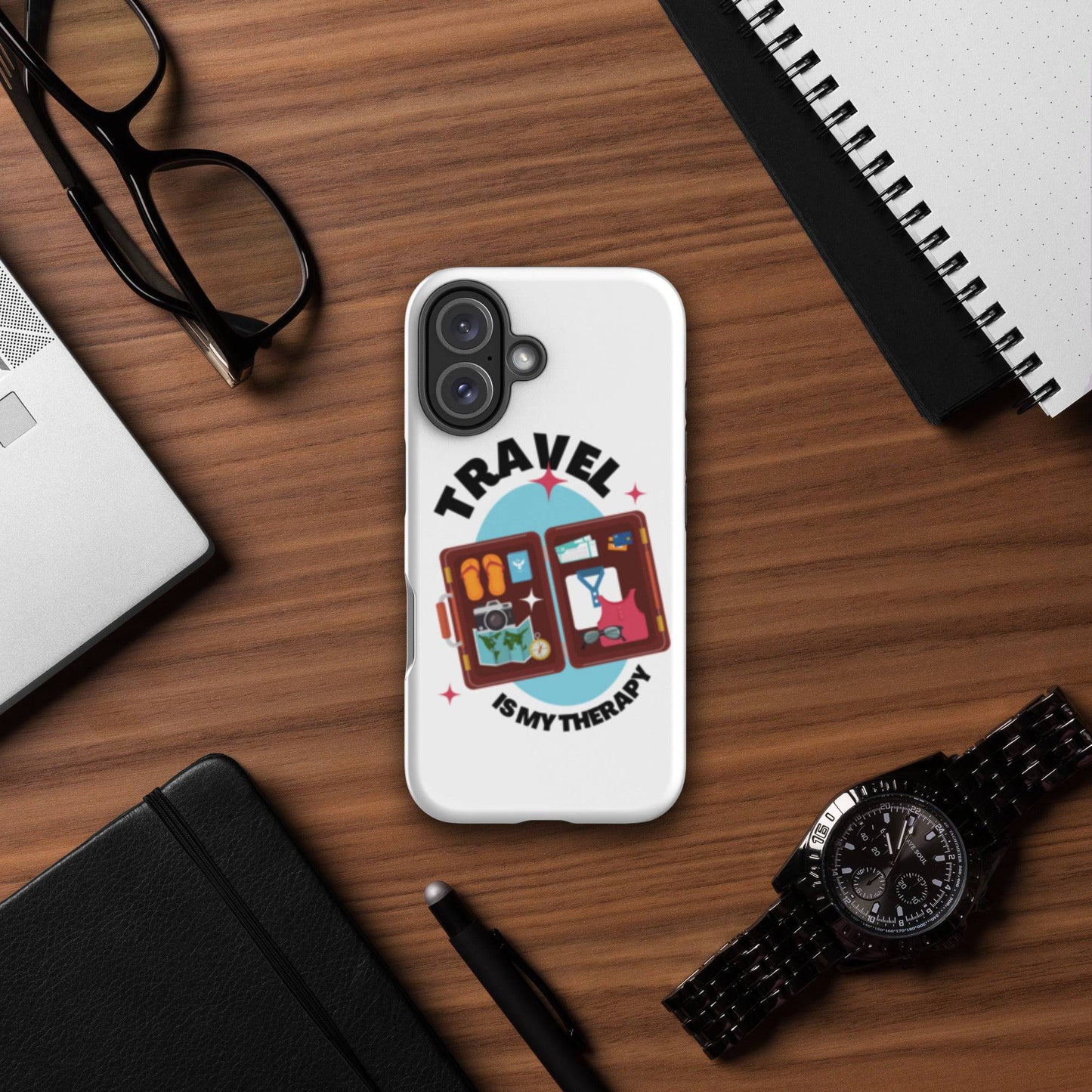 Travel Is my Therapy Case for iPhone® - Passport Outfitters Apparel