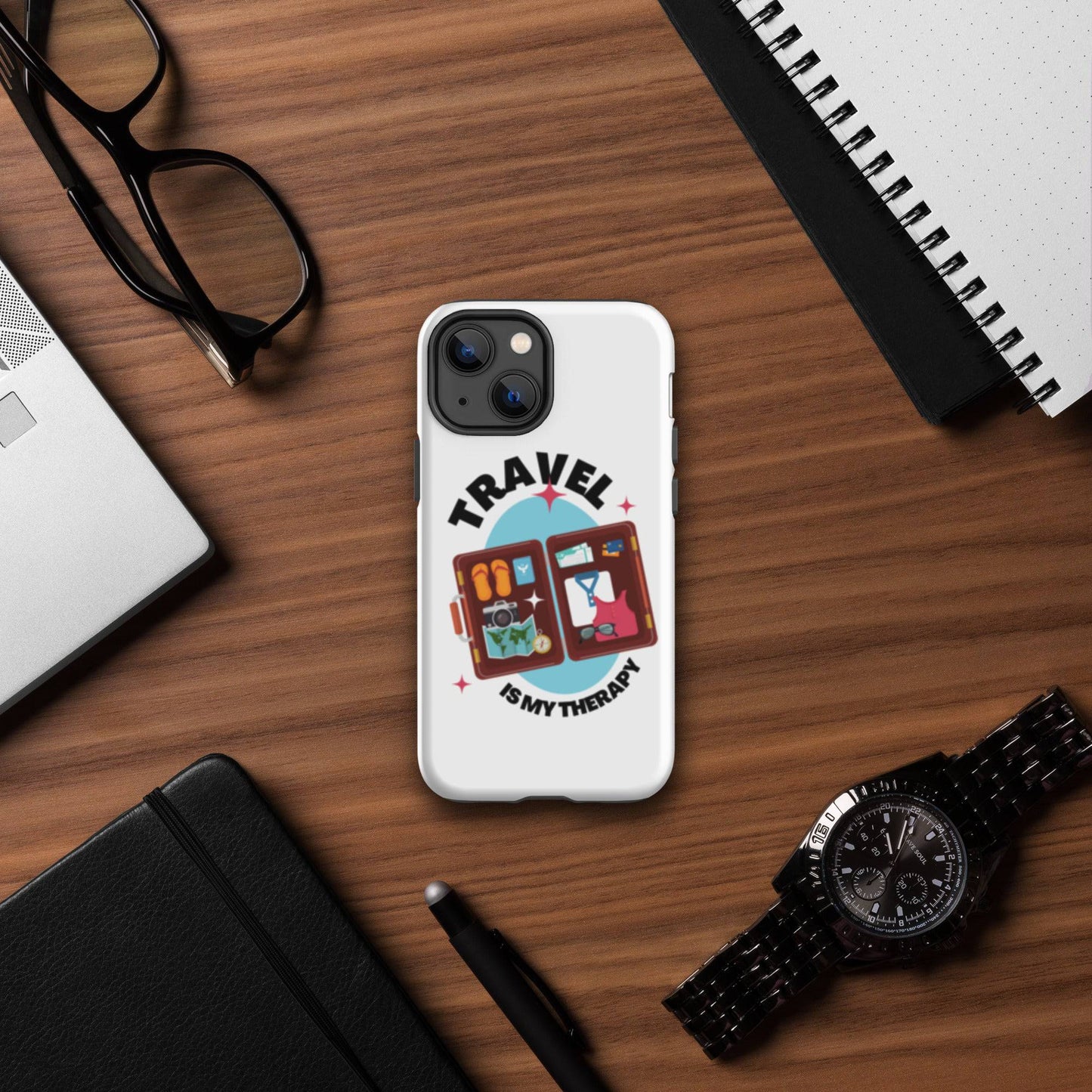 Travel Is my Therapy Case for iPhone® - Passport Outfitters Apparel