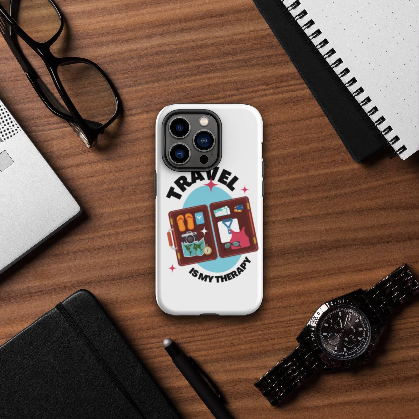 Travel Is my Therapy Case for iPhone® - Passport Outfitters Apparel