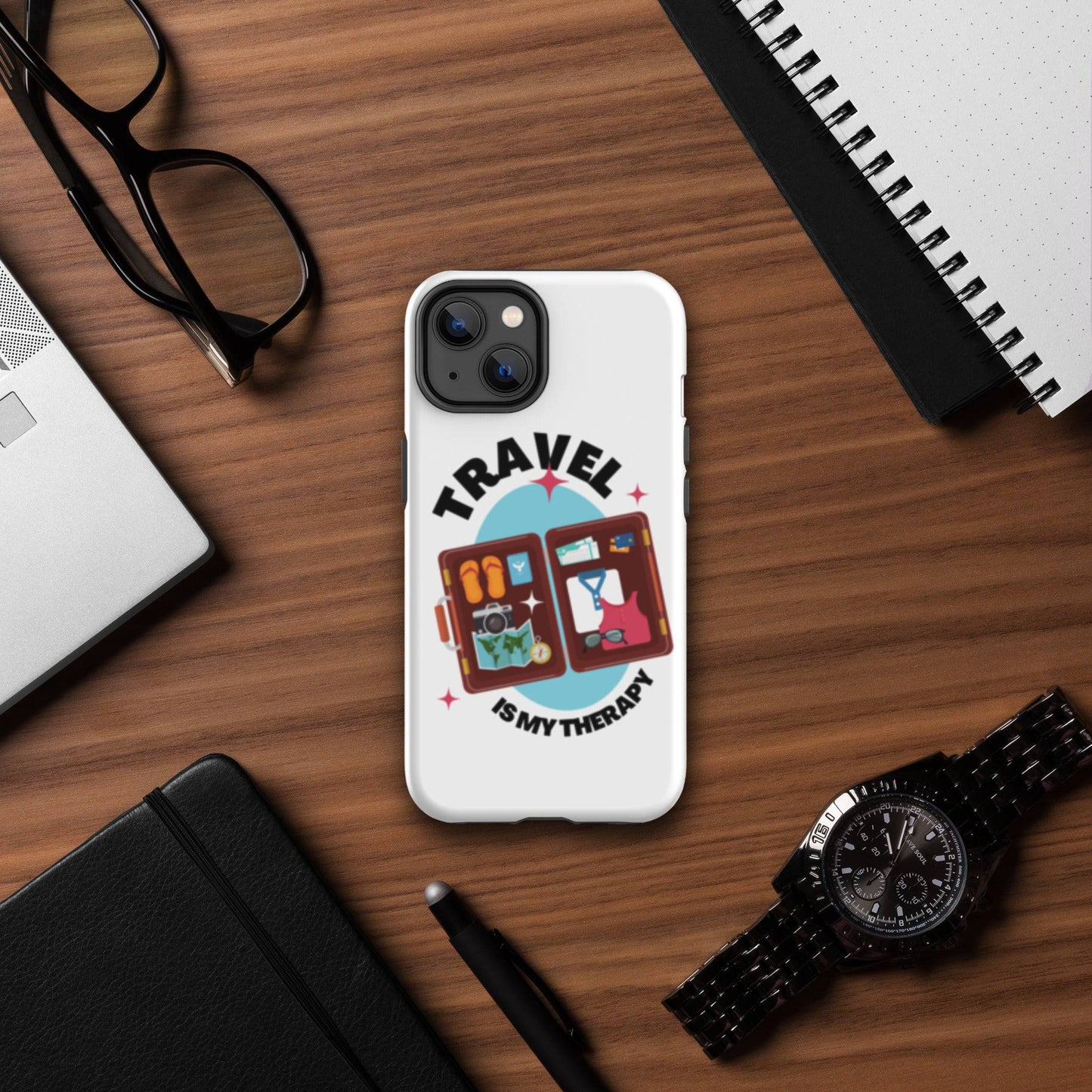 Travel Is my Therapy Case for iPhone® - Passport Outfitters Apparel