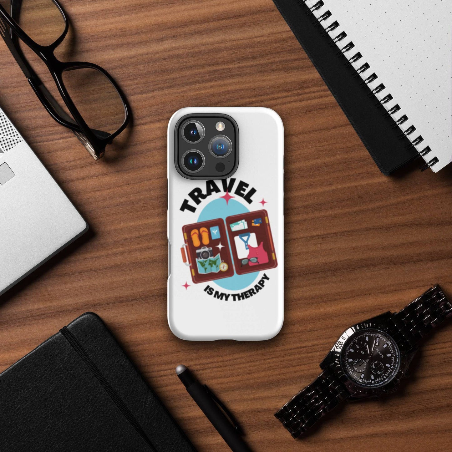 Travel Is my Therapy Case for iPhone® - Passport Outfitters Apparel
