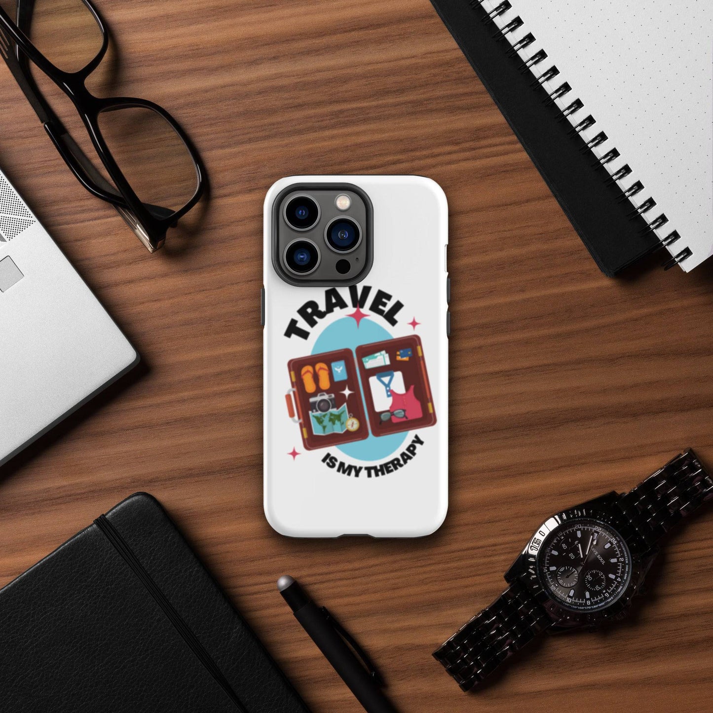 Travel Is my Therapy Case for iPhone® - Passport Outfitters Apparel