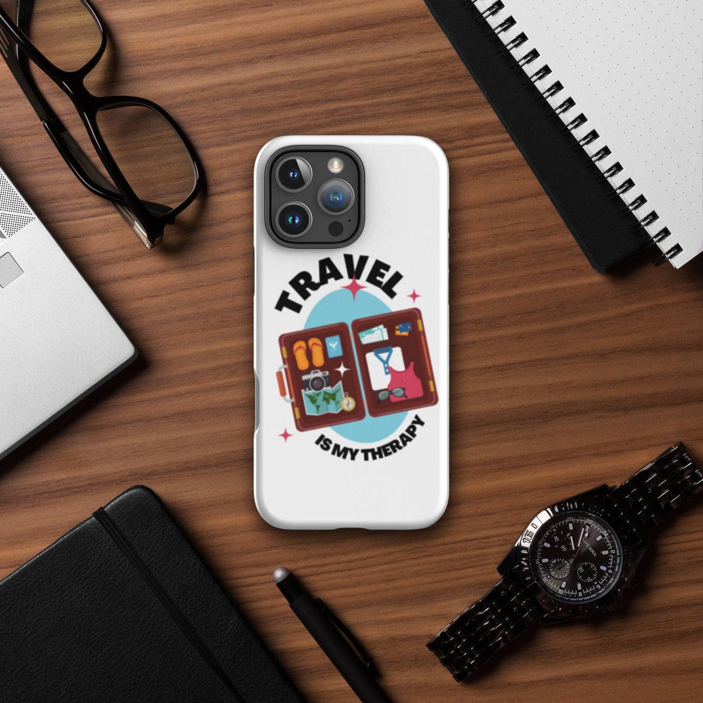 Travel Is my Therapy Case for iPhone® - Passport Outfitters Apparel