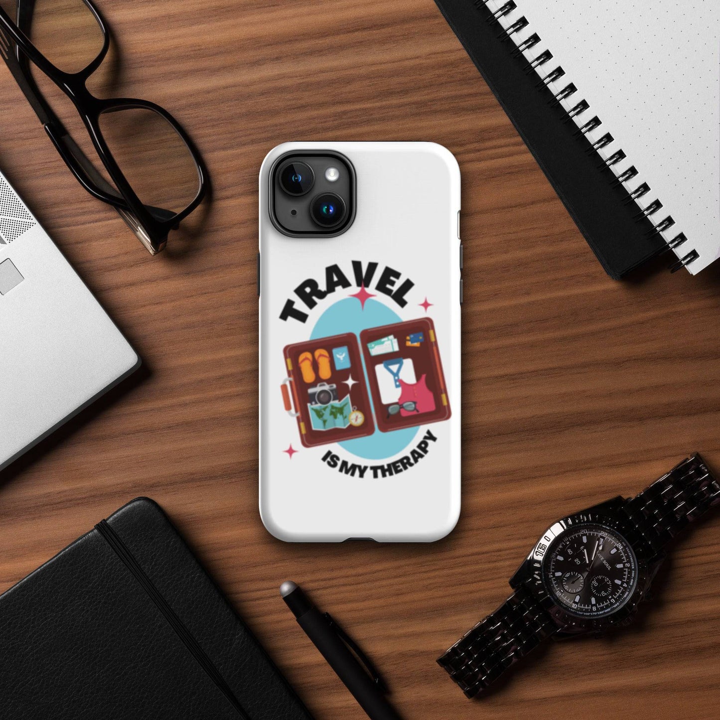Travel Is my Therapy Case for iPhone® - Passport Outfitters Apparel