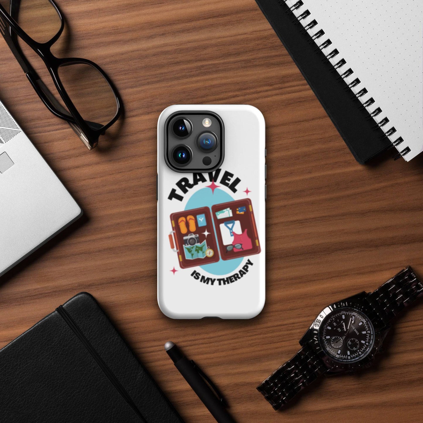 Travel Is my Therapy Case for iPhone® - Passport Outfitters Apparel