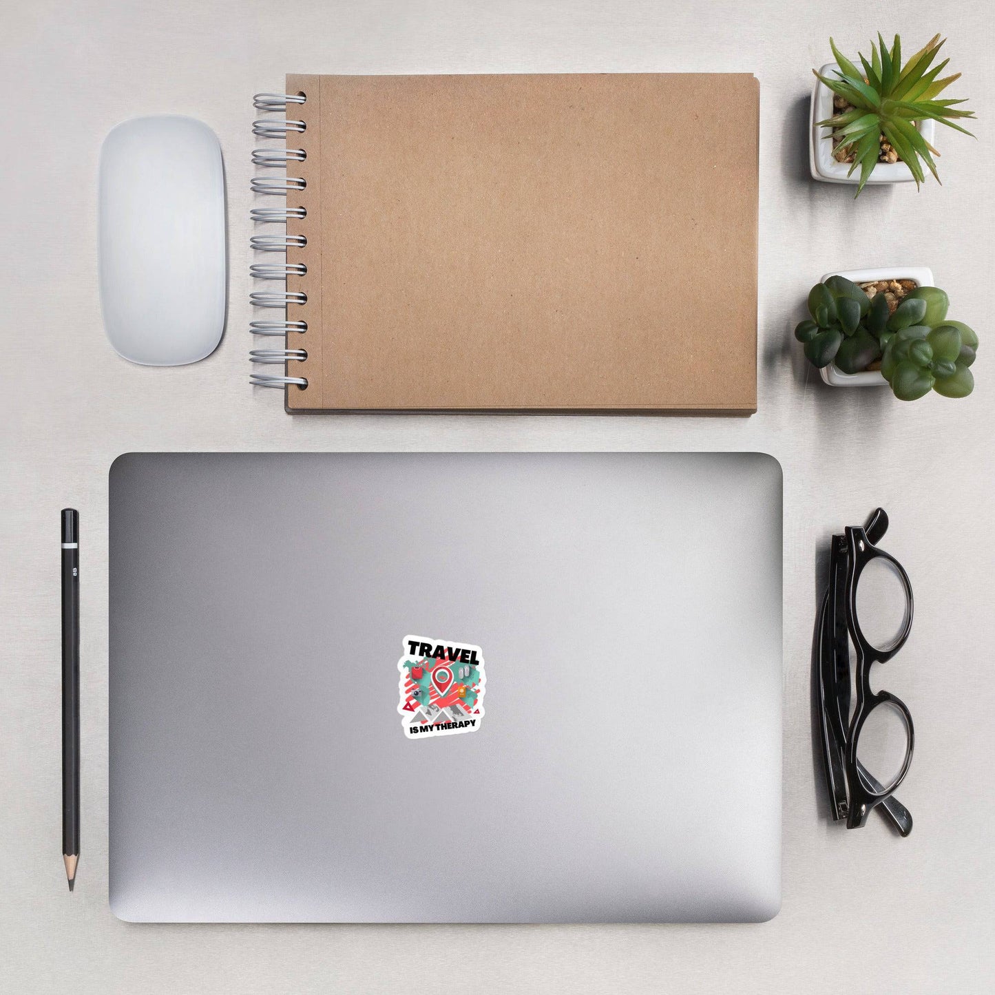Travel is my Therapy stickers - Passport Outfitters Apparel