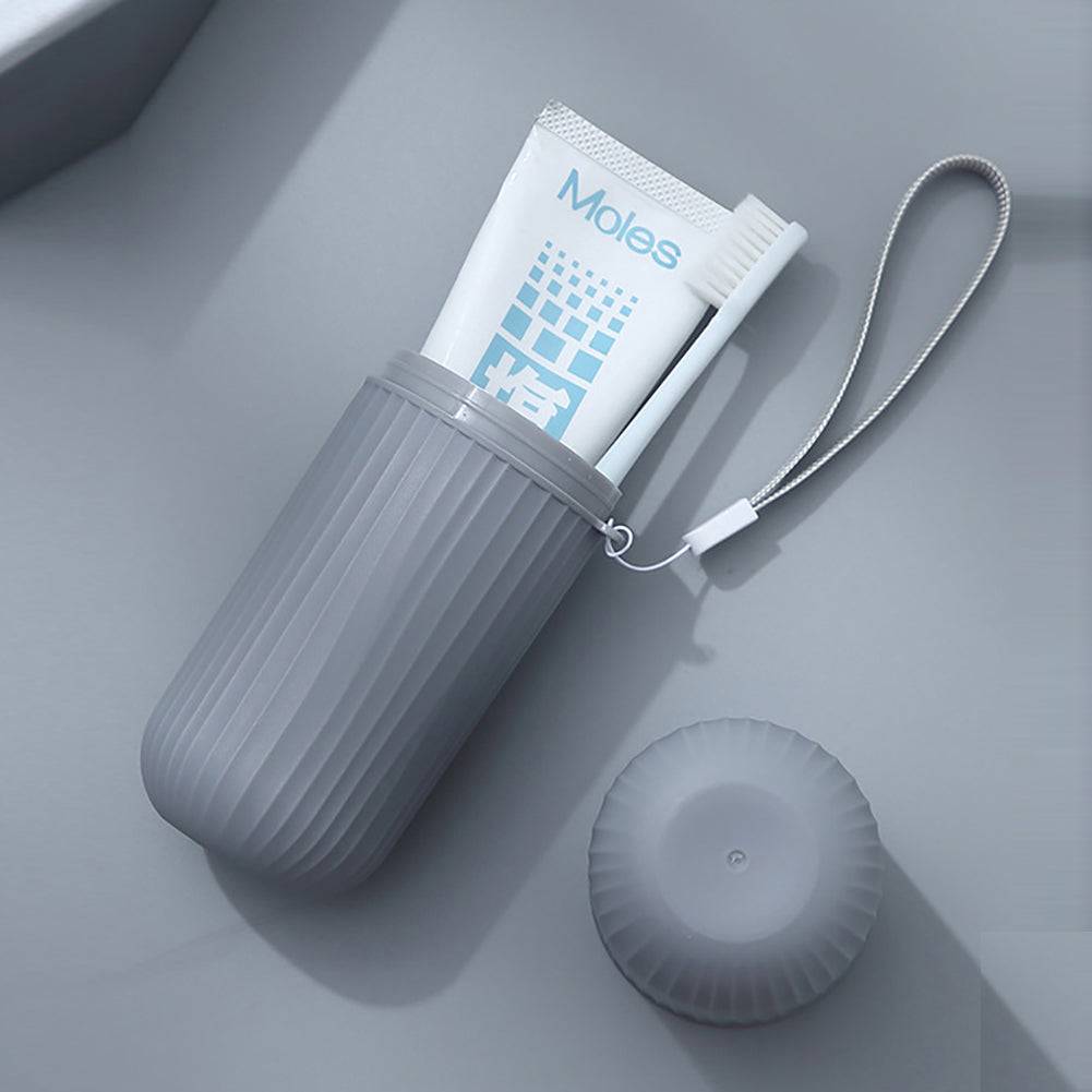 Travel Portable Toothbrush Cup Bathroom Toothpaste Holder Storage Case Box Organizer Travel Toiletries Storage Cup New Creative - Passport Outfitters Apparel