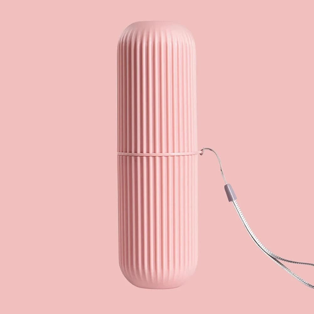 Travel Portable Toothbrush Cup Bathroom Toothpaste Holder Storage Case Box Organizer Travel Toiletries Storage Cup New Creative - Passport Outfitters Apparel